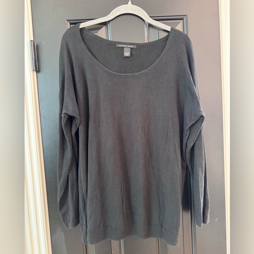 Victoria's Secret Classic Black Long Sleeve Top